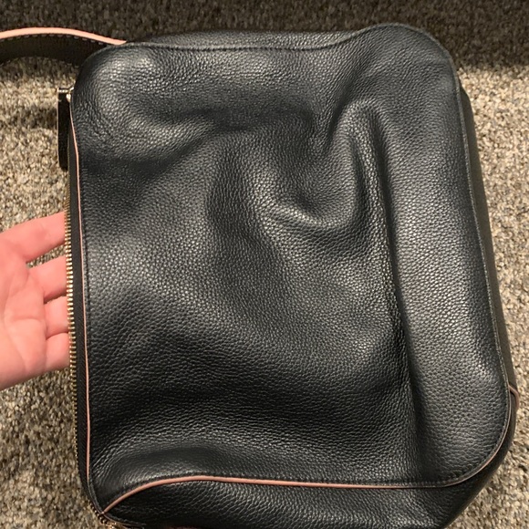 Kate Spade Black and Pink Leather Crossbody Bag - Picture 3 of 5